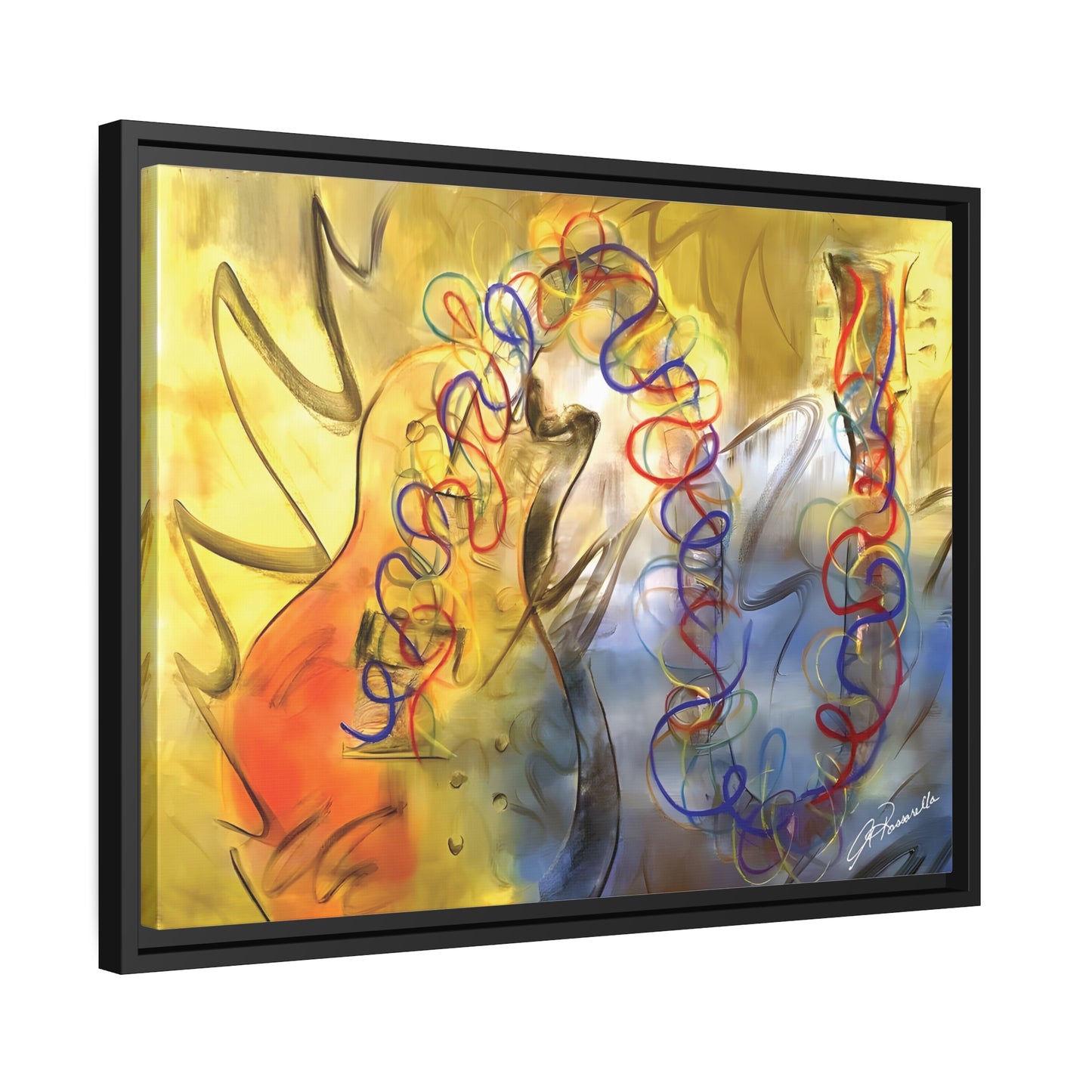 Rebel Spirit Matte Canvas Black Frame