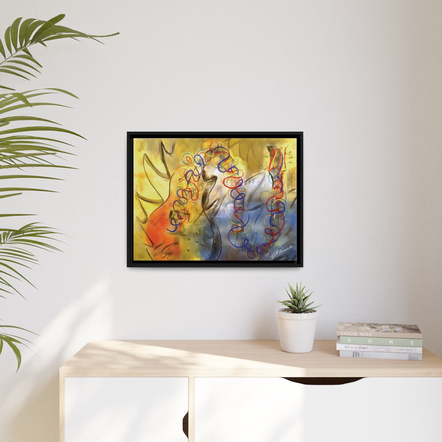 Rebel Spirit Matte Canvas Black Frame