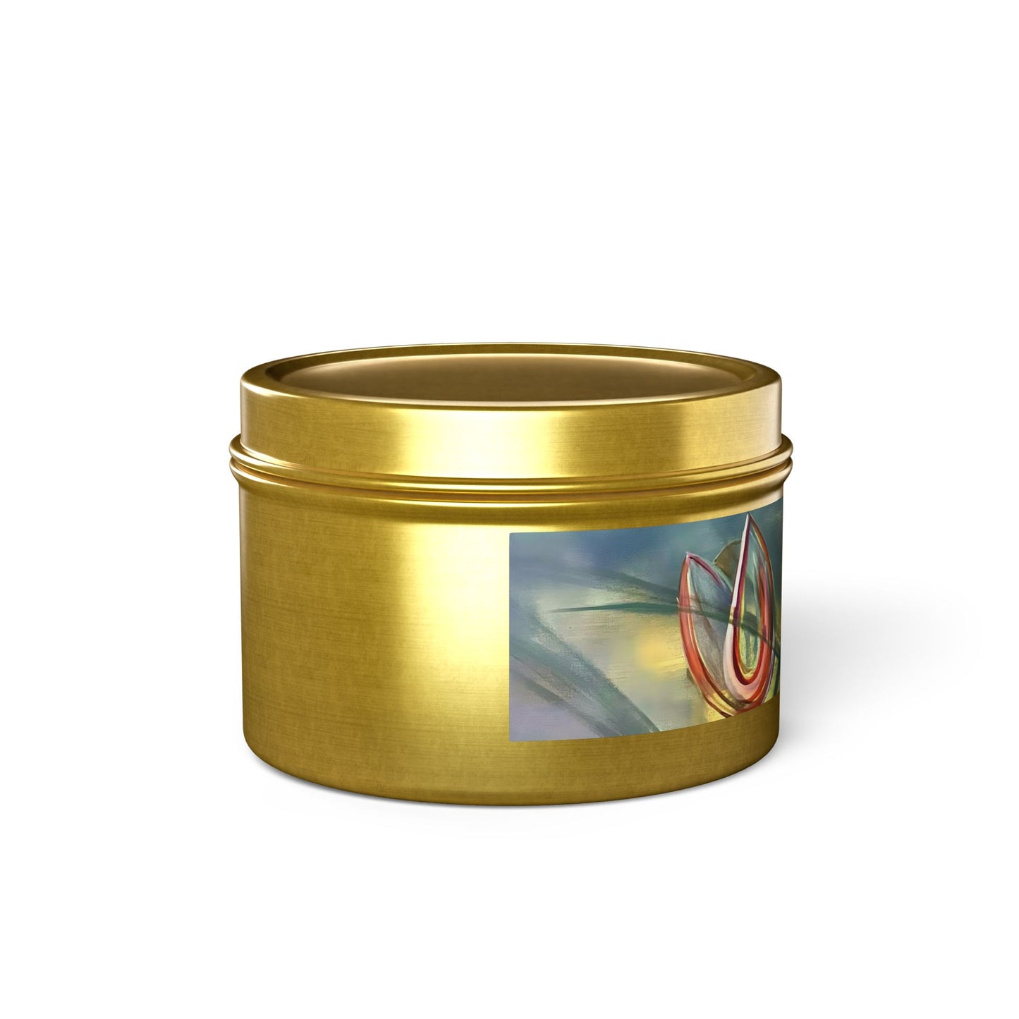 Joy Tin Candle in Gold, Black or Silver