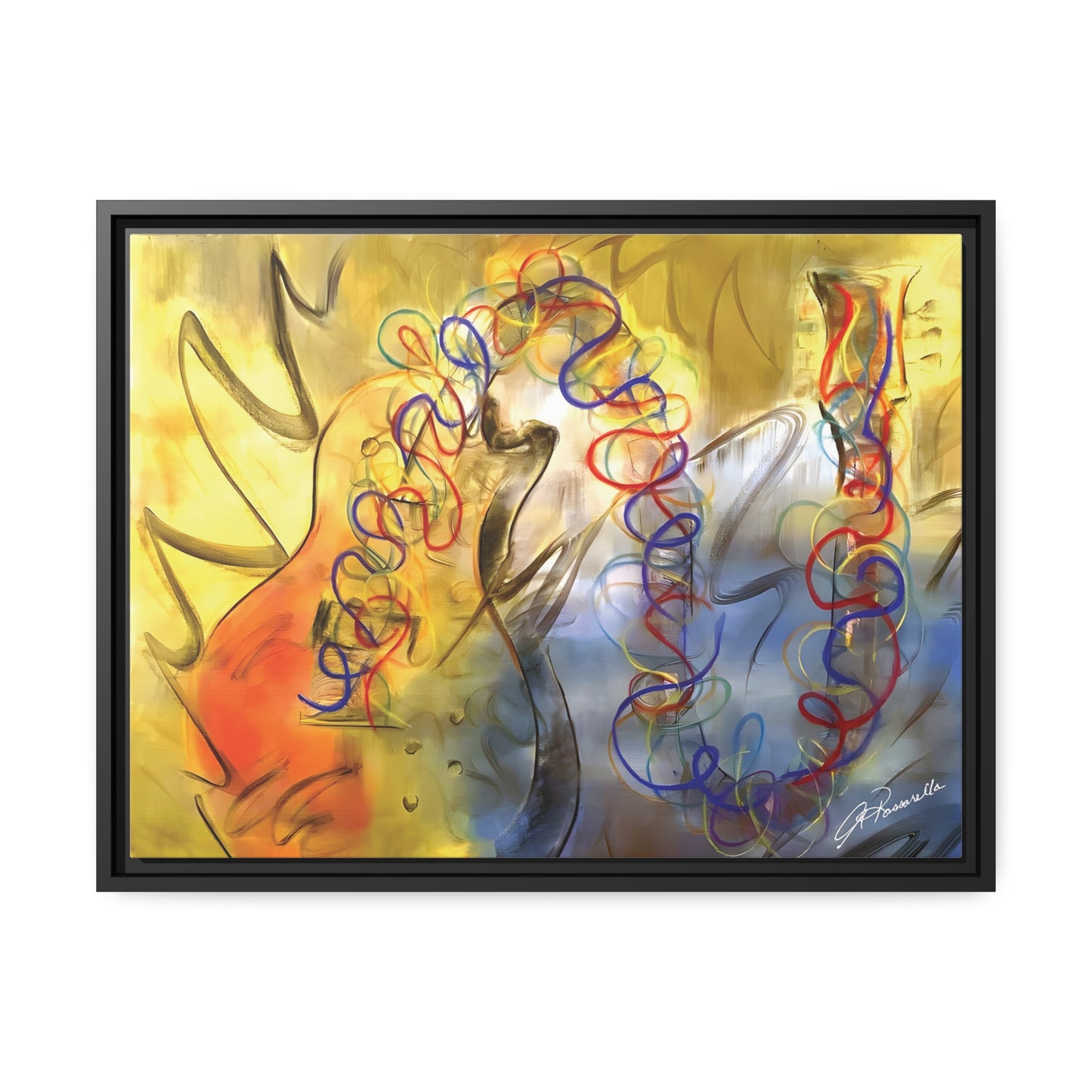 Rebel Spirit Matte Canvas Black Frame