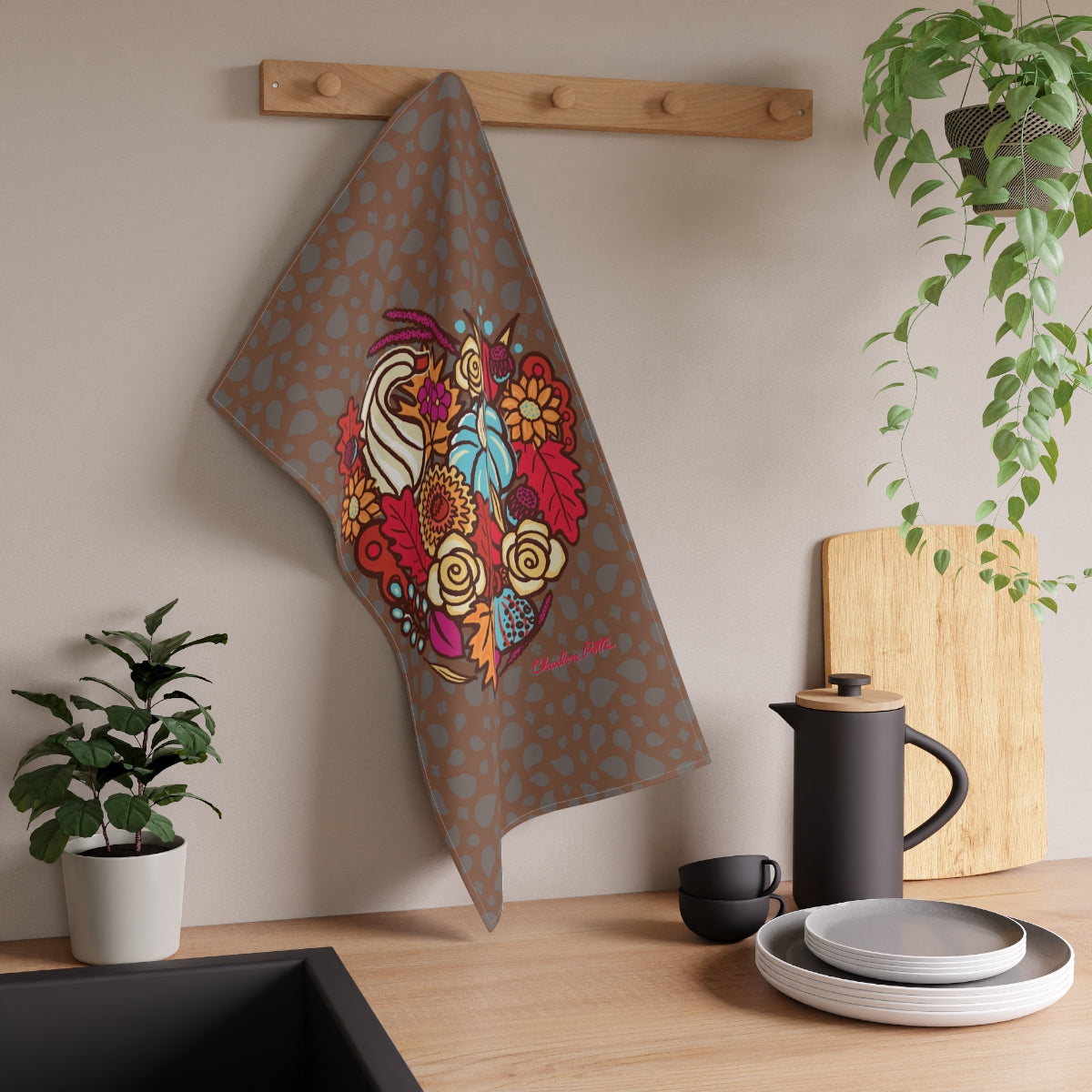 Harvest Love Tea/Kitchen Towel