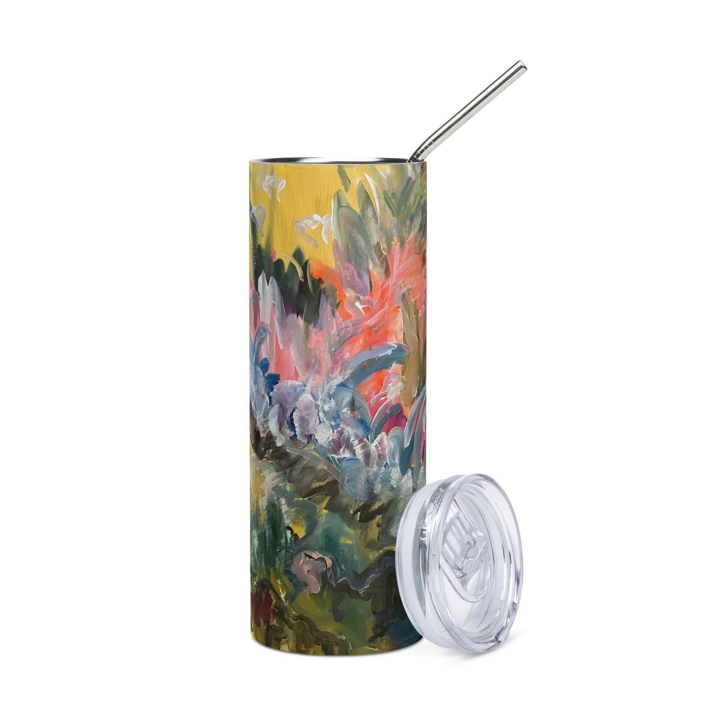 Vibrant Storm Tall Tumbler with Straw