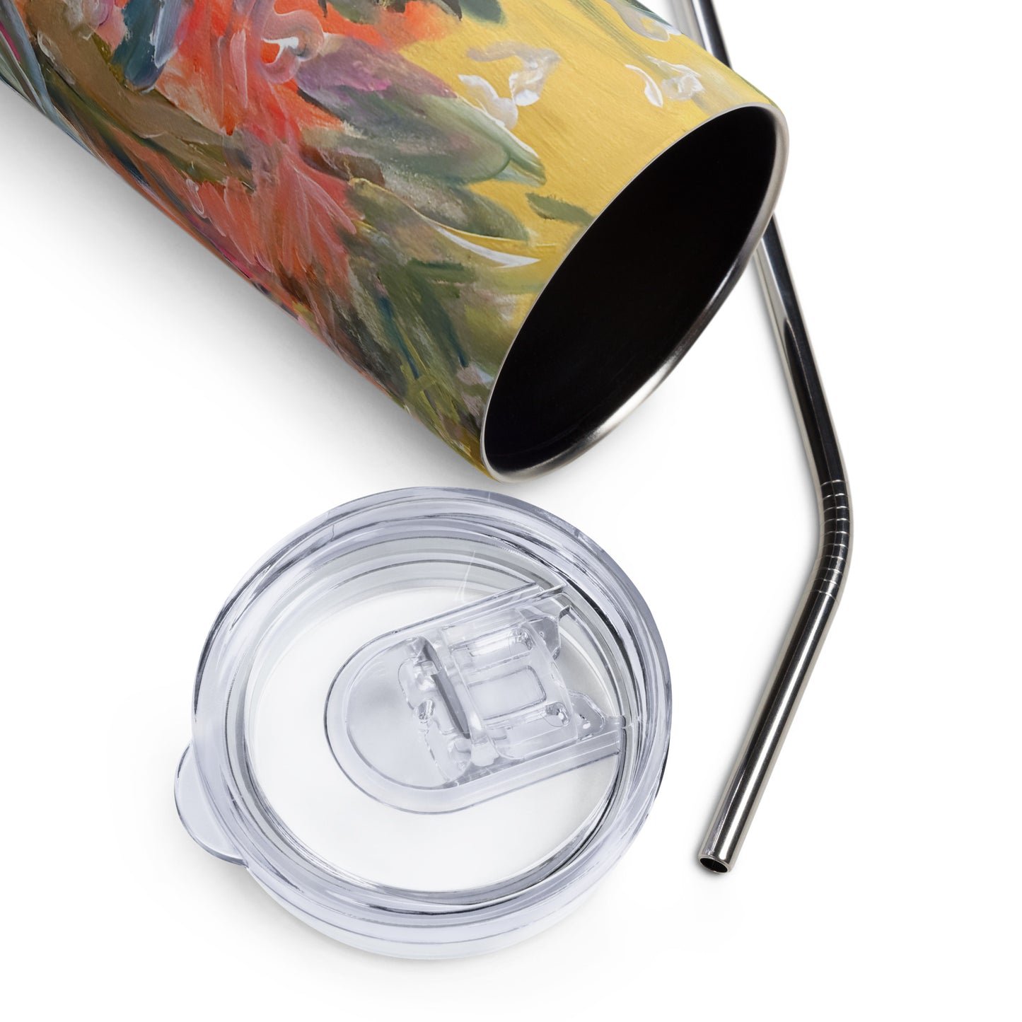 Vibrant Storm Tall Tumbler with Straw