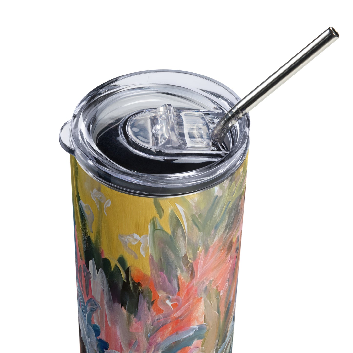 Vibrant Storm Tall Tumbler with Straw