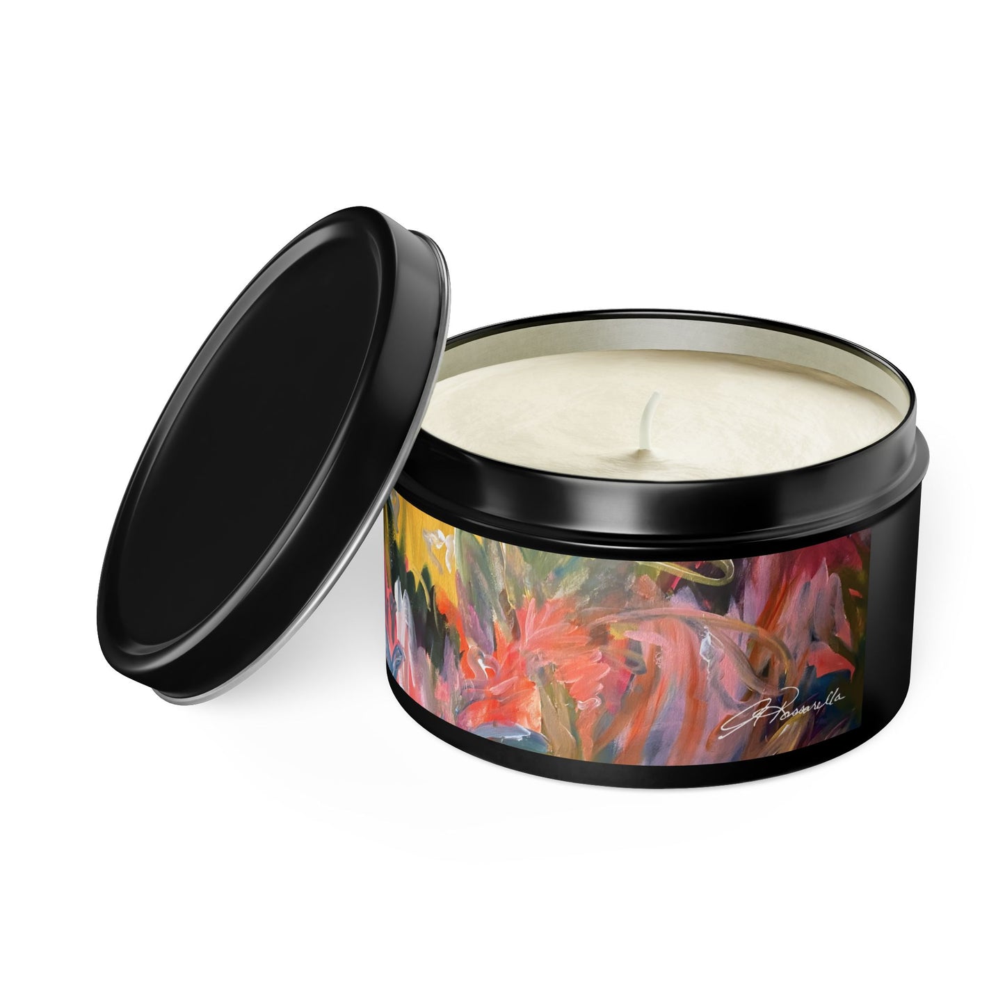 Vibrant Storm Tin Candle