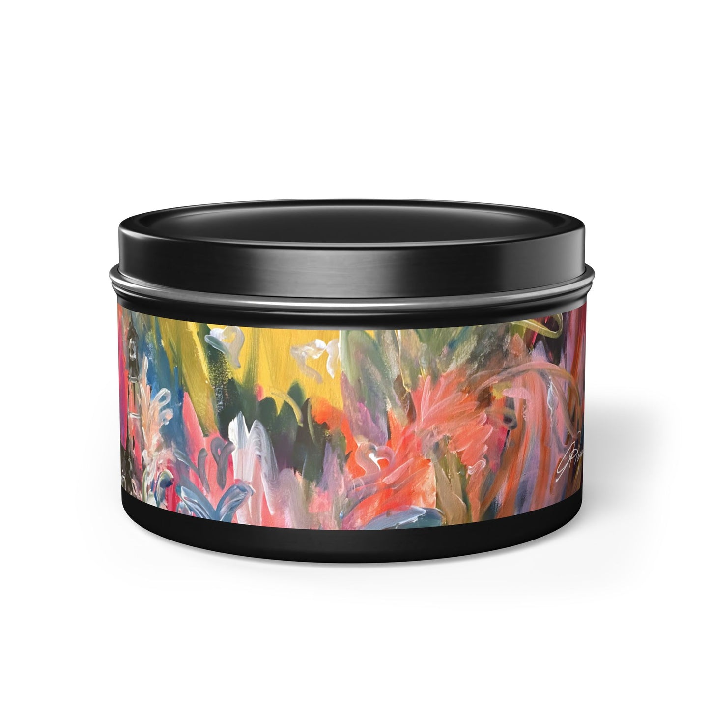 Vibrant Storm Tin Candle