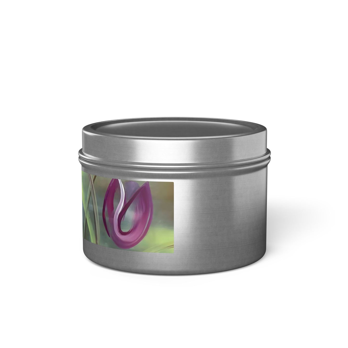 Harmony Tin Candle in Silver