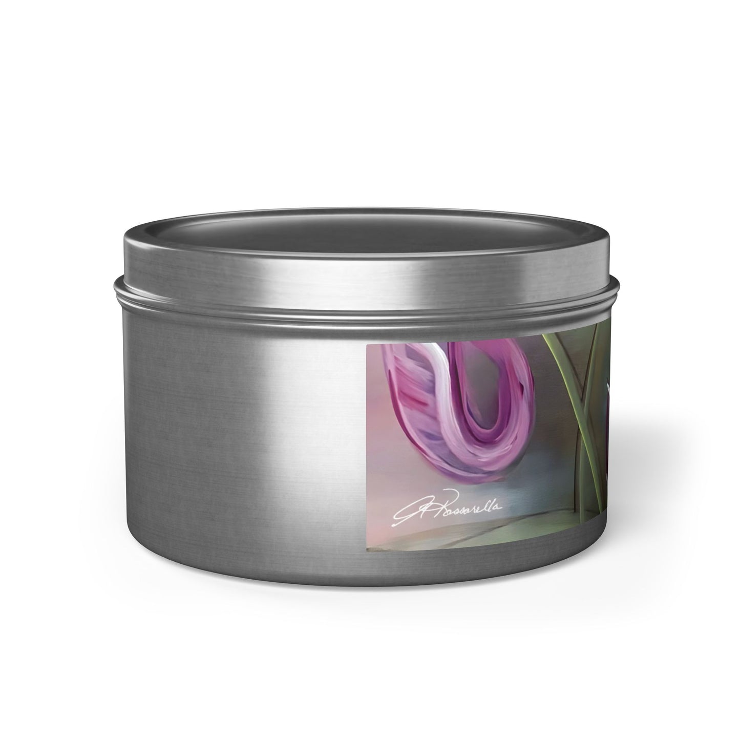 Harmony Tin Candle in Silver