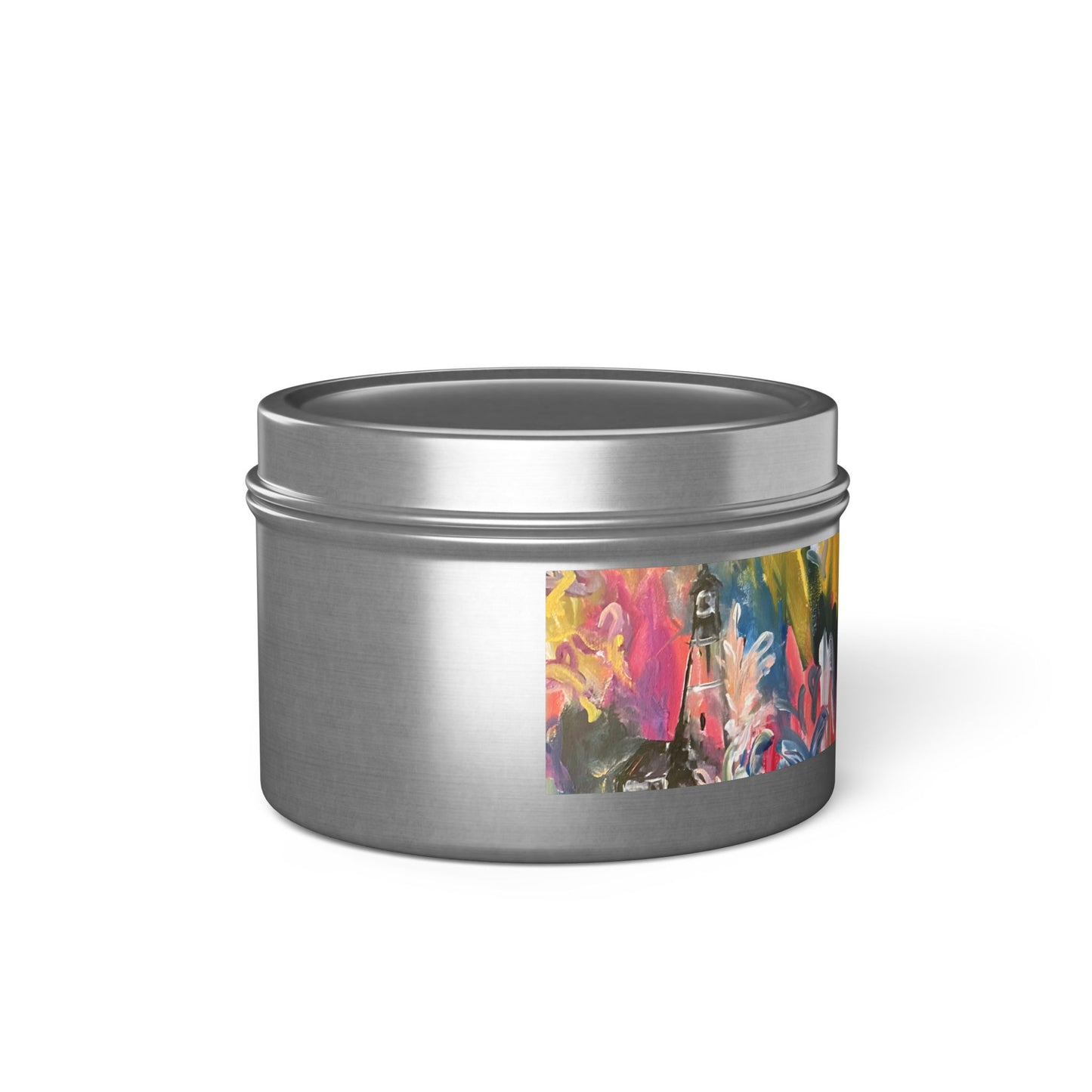 Vibrant Storm Tin Candle