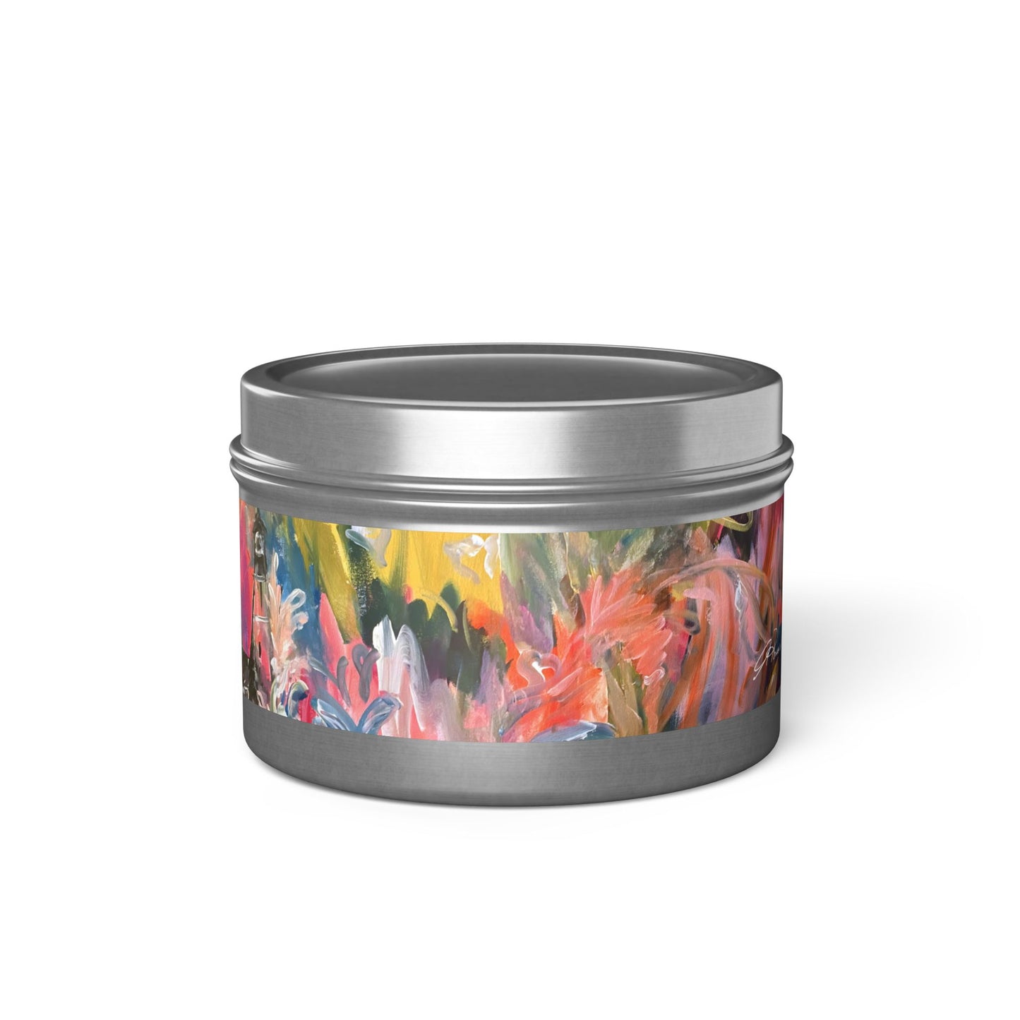 Vibrant Storm Tin Candle