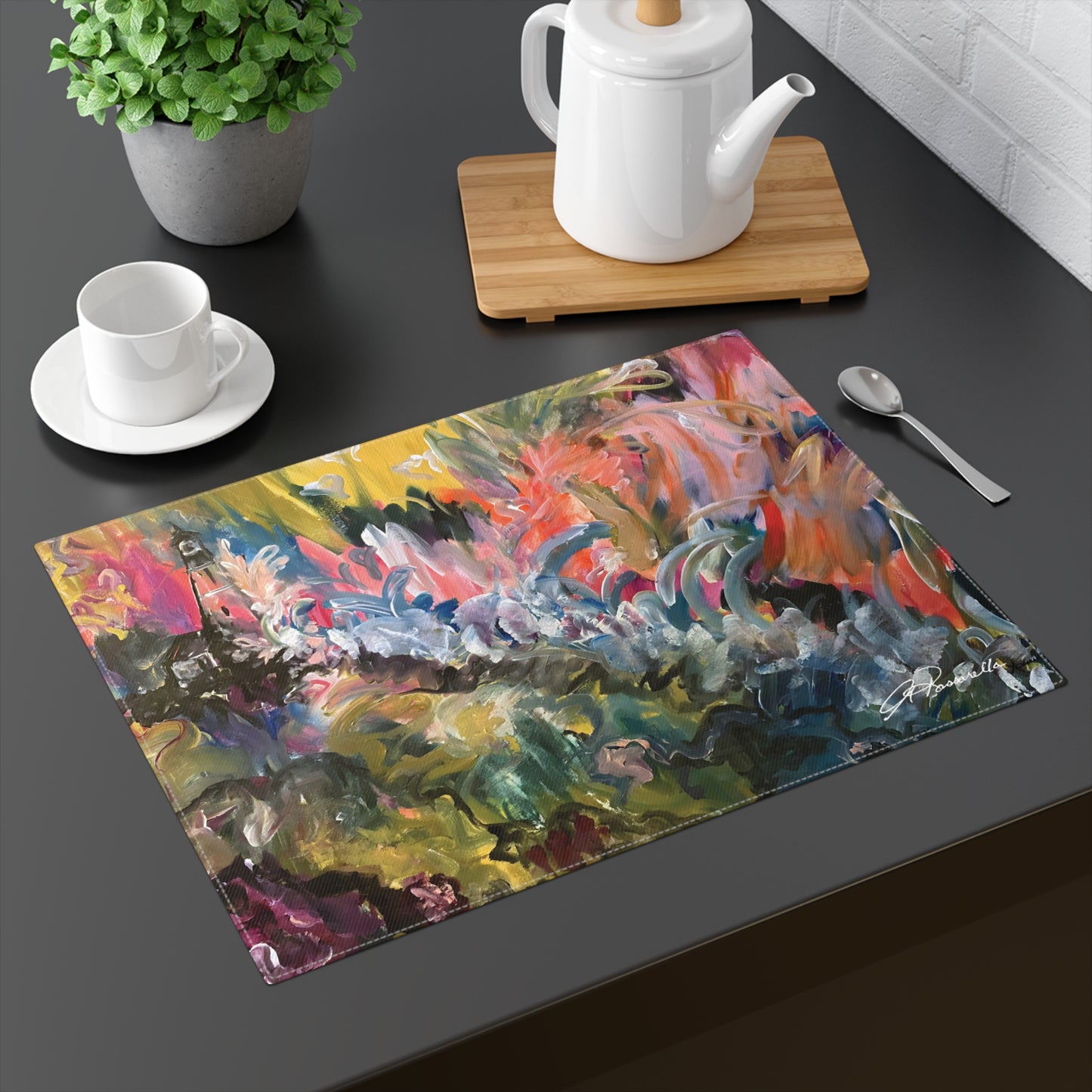 Vibrant Storm Placemat