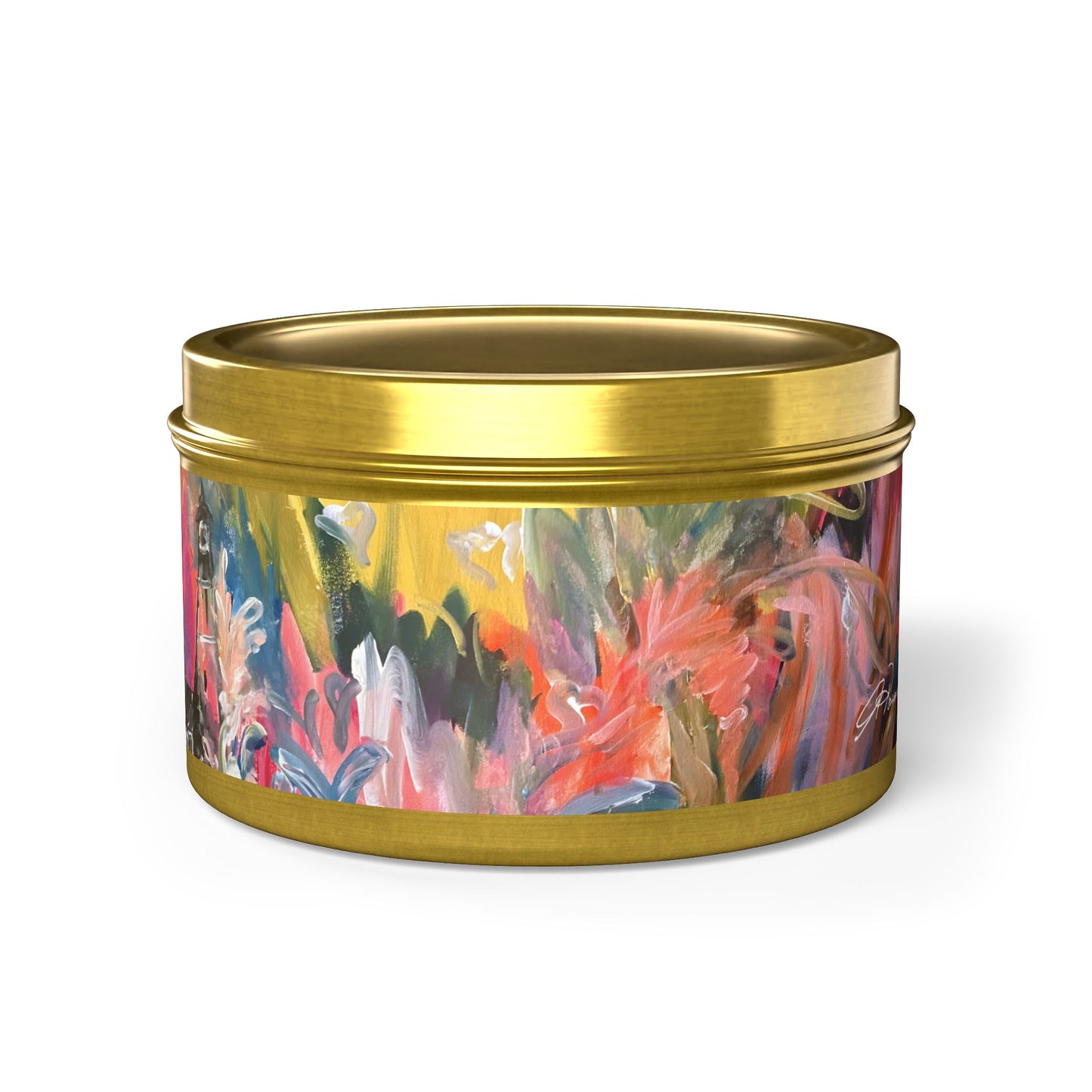 Vibrant Storm Tin Candle