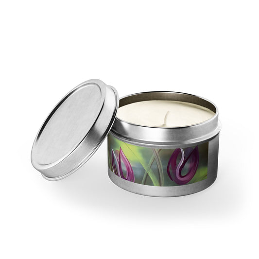 Harmony Tin Candle in Silver