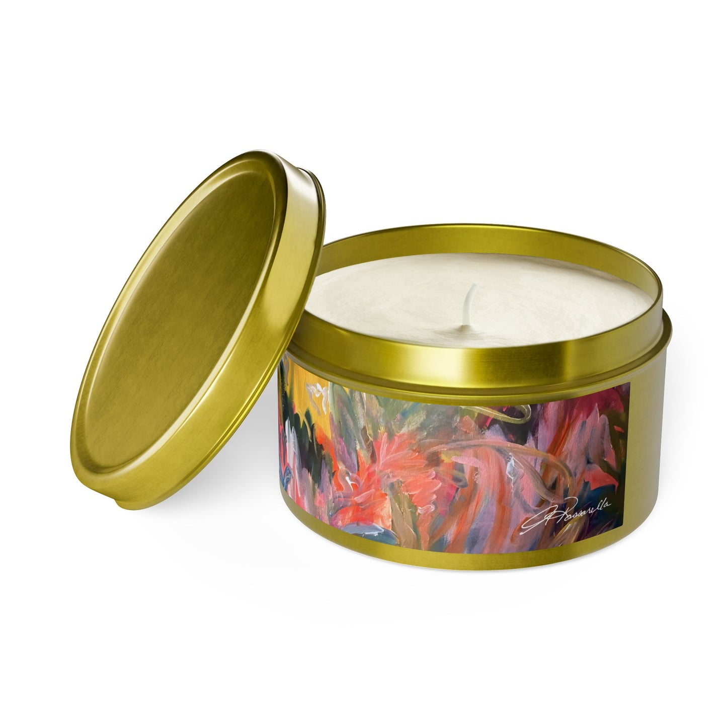 Vibrant Storm Tin Candle