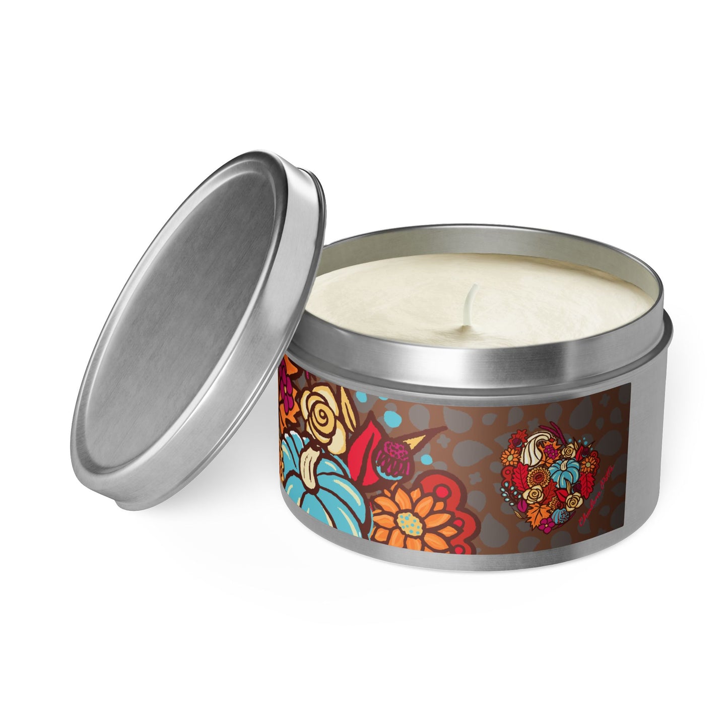 Harvest Love Tin Candle