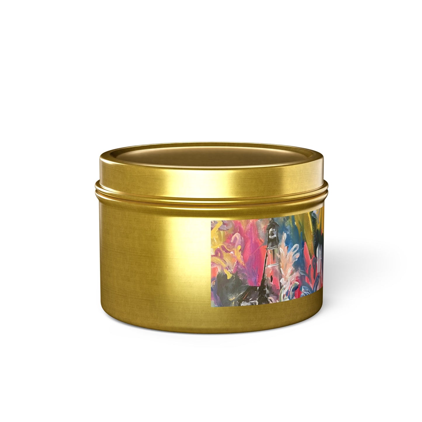 Vibrant Storm Tin Candle