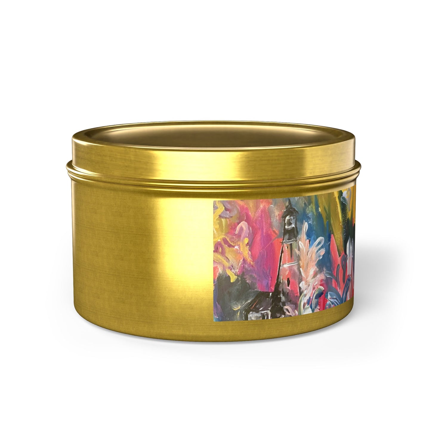 Vibrant Storm Tin Candle