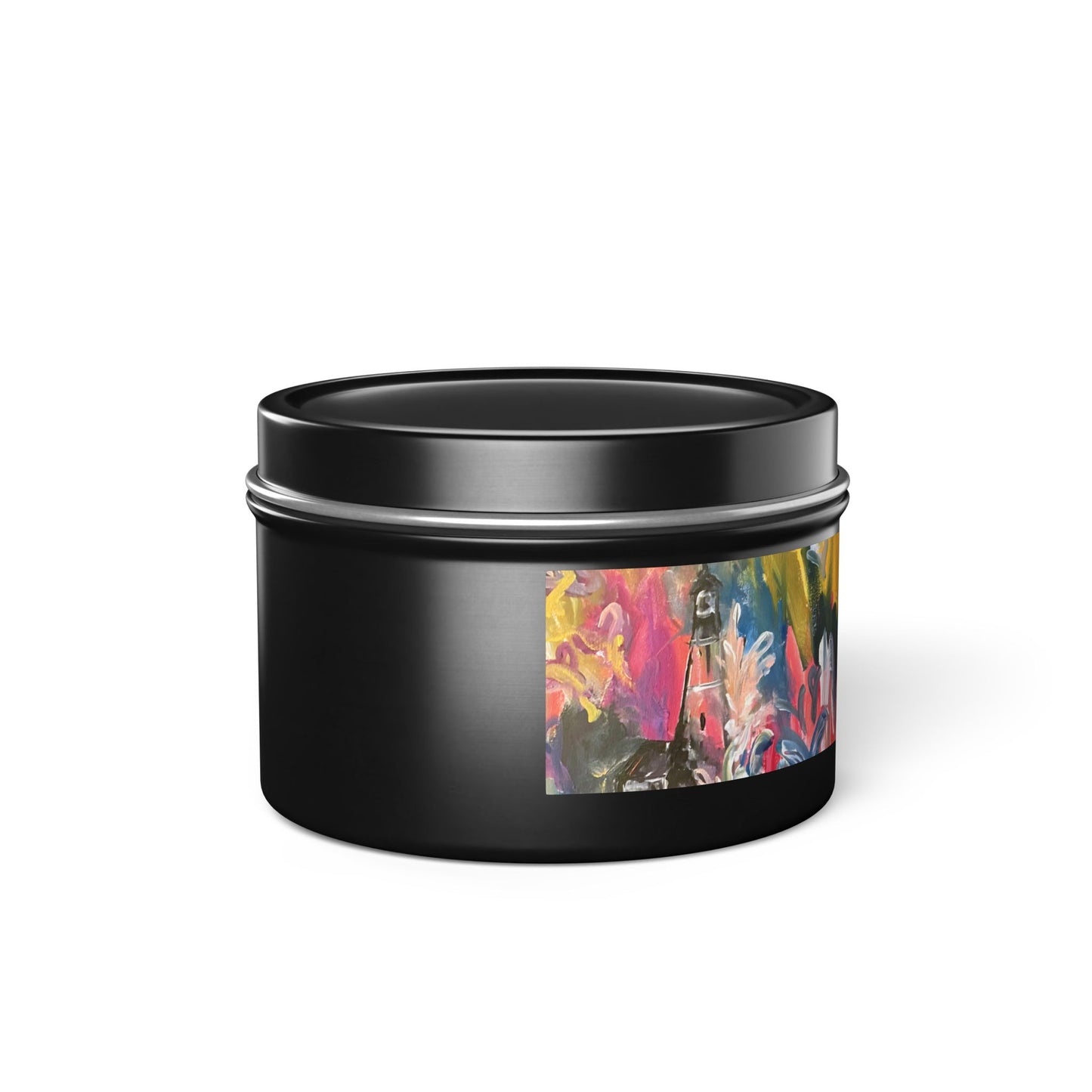 Vibrant Storm Tin Candle