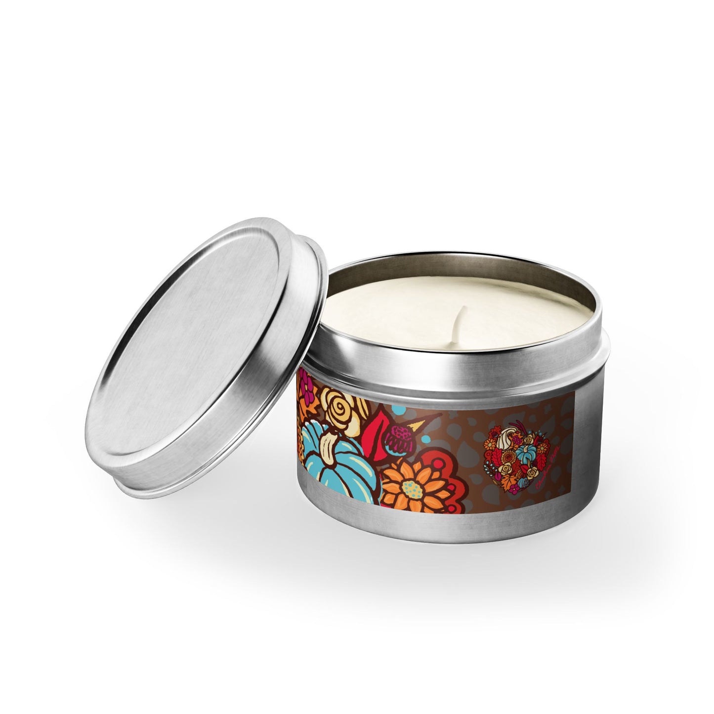 Harvest Love Tin Candle