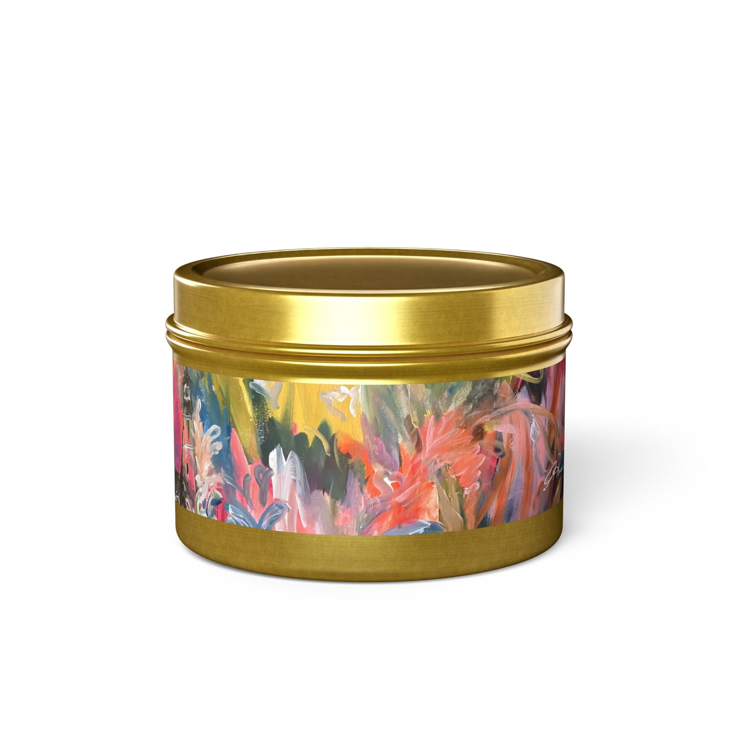 Vibrant Storm Tin Candle