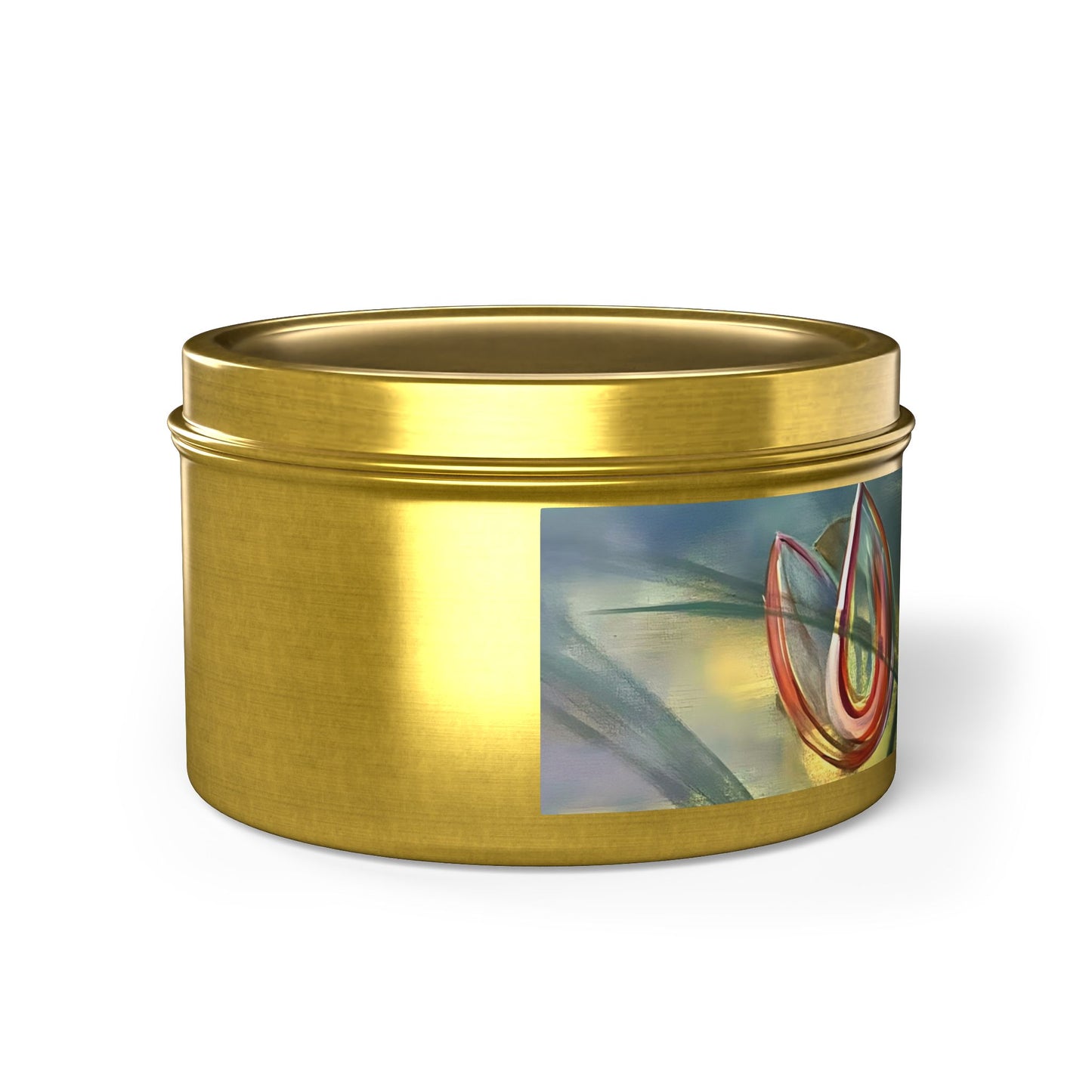 Joy Tin Candle in Gold, Black or Silver