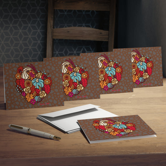 Harvest Love Greeting Cards (5-Pack)