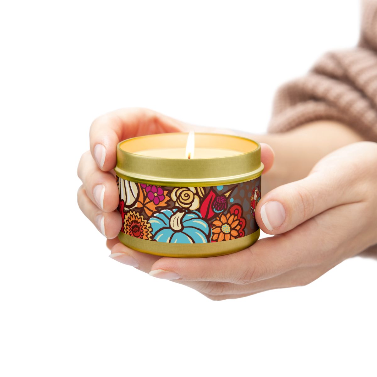 Harvest Love Tin Candle