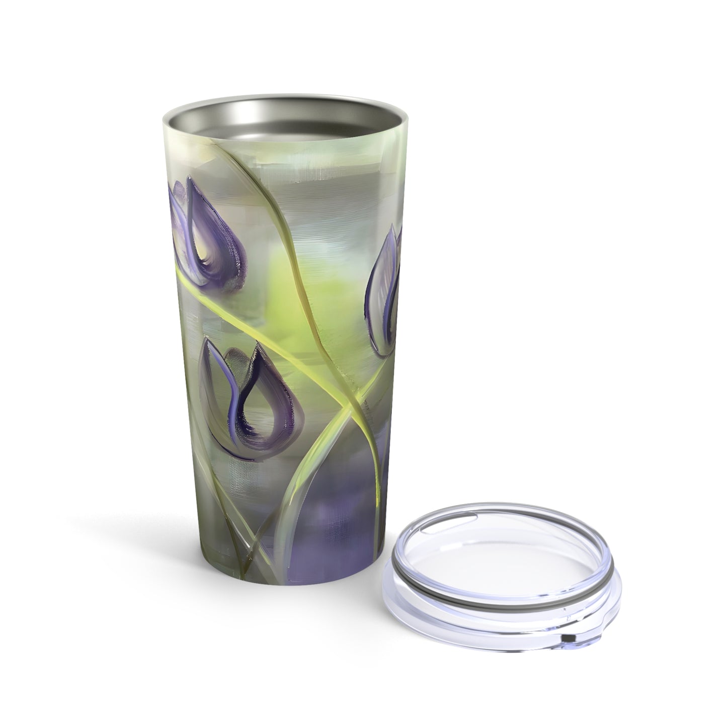 Purple_gold_green_colored_Passion_Tumbler_featuring_the_Passion_painting_from_the_Floral_Awakening_collection_by_Arlene_Passarella_for_Give_ilo_without_lid