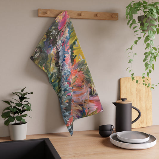 Vibrant Storm Tea Towel