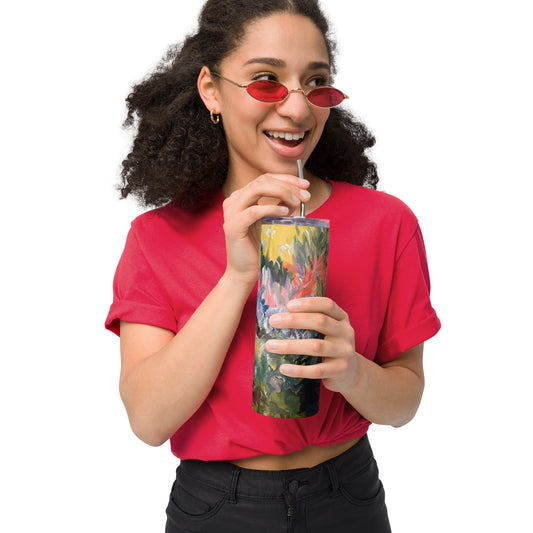 Vibrant Storm Tall Tumbler with Straw